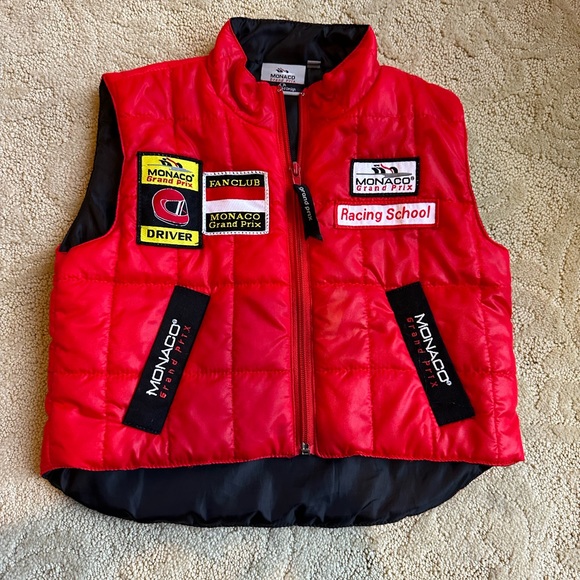 Monoco vest for boys 3-4 years old in red - Picture 1 of 9